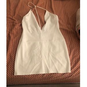 Backless Plunge Spaghetti Dress. Sz XL